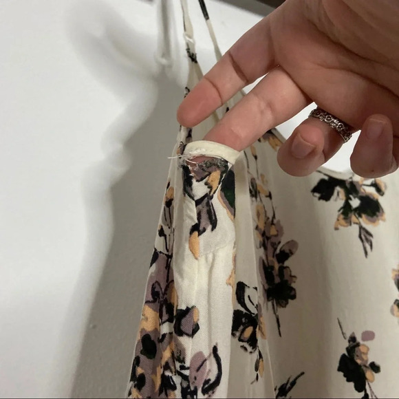 FULL TILT Floral Patterned Cropped Tank Spaghetti Strap Womens Size Small - Picture 10 of 11